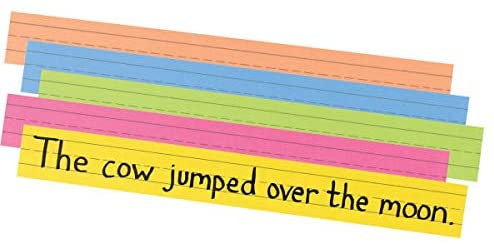 Pacon® Peacock® Super-Bright Sentence Strips, Assorted Colors, Pack of 100