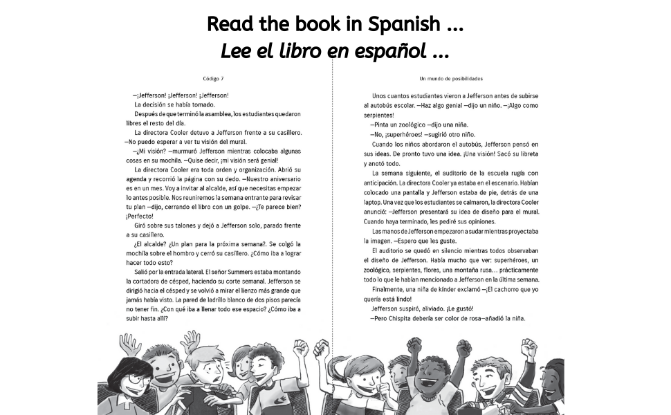 kids book age 7 8 9 10 spanish english bilingual short stories chapter book diverse characters 