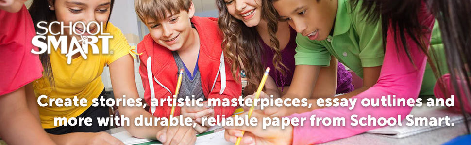 Create stories, artistic masterpieces, essay outlines and more with paper from School Smart.